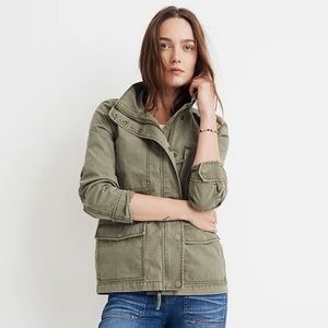 madewell surplus jacket foliage green